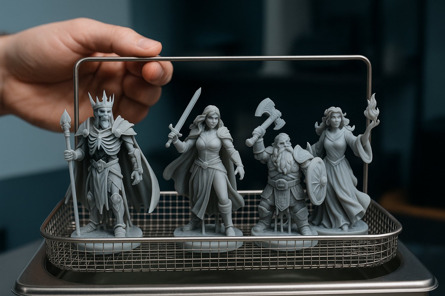 3D Resin Print Cleaning